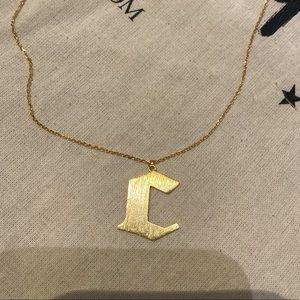 Old English Pendant Necklace